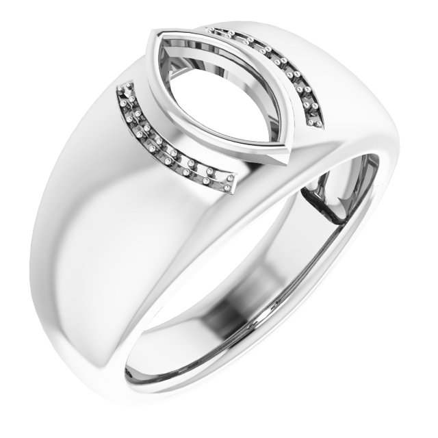 Accented Bezel-Set Ring