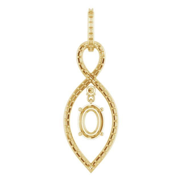 Infinity-Inspired Pendant