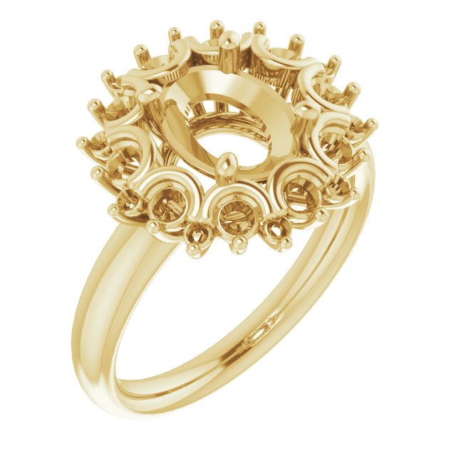 Halo-Style Ring