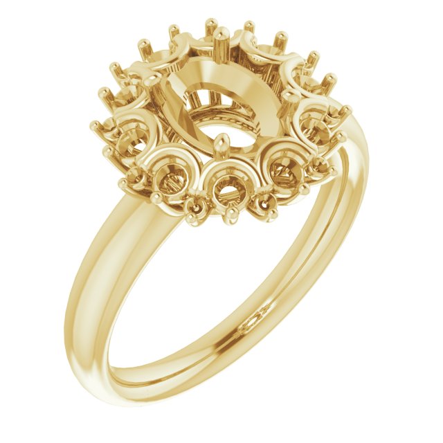 Halo-Style Ring