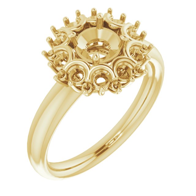Halo-Style Ring