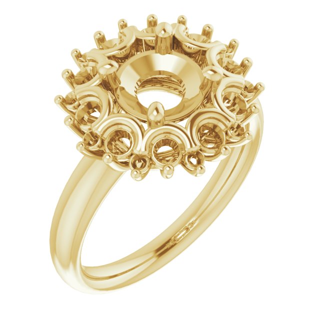 Halo-Style Ring
