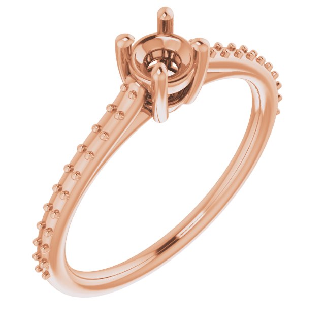 Accented Cathedral-Style Ring