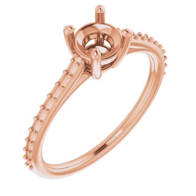 Accented Cathedral-Style Ring