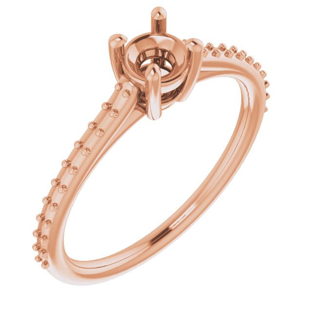 Accented Cathedral-Style Ring