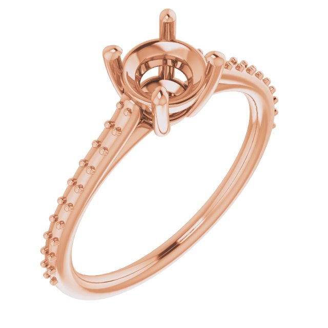 Accented Cathedral-Style Ring