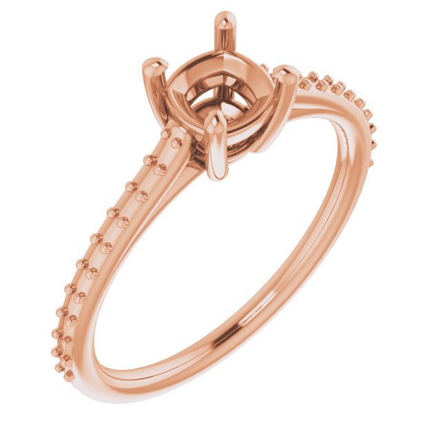 Accented Cathedral-Style Ring