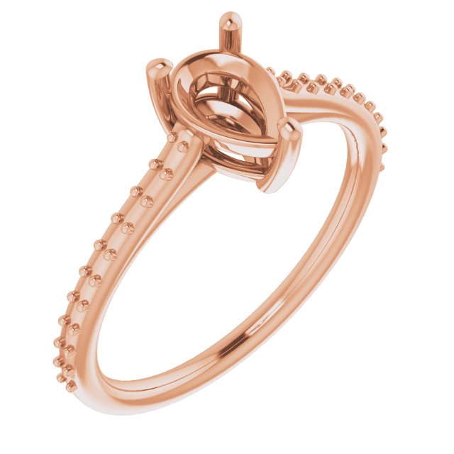 Accented Cathedral-Style Ring