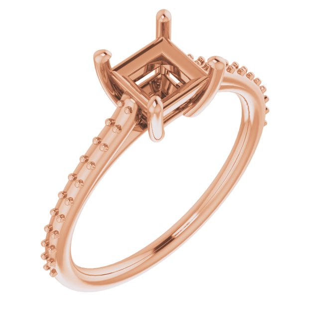 Accented Cathedral-Style Ring