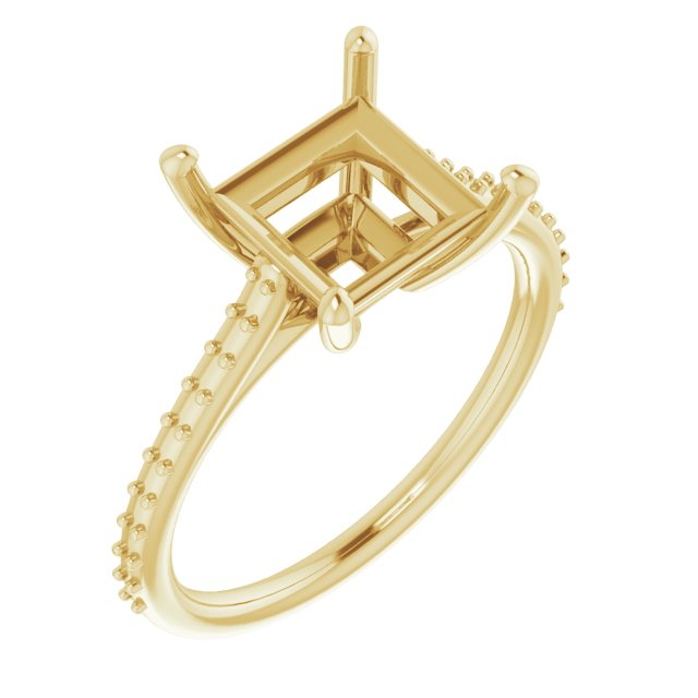 Accented Cathedral-Style Ring