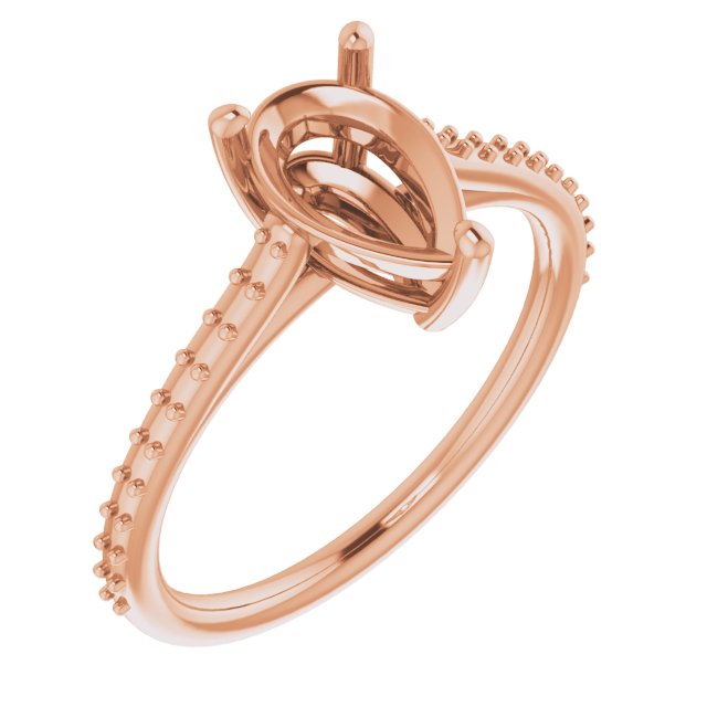 Accented Cathedral-Style Ring