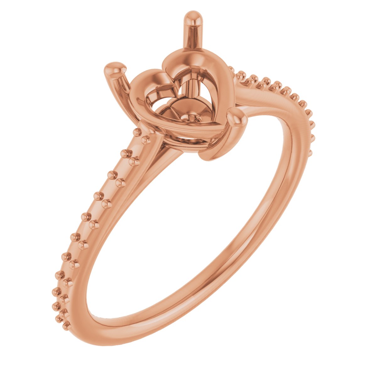 Accented Cathedral-Style Ring