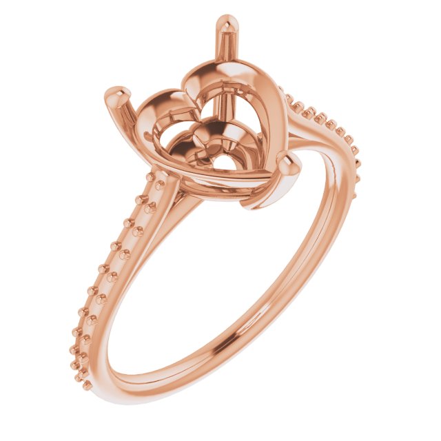 Accented Cathedral-Style Ring