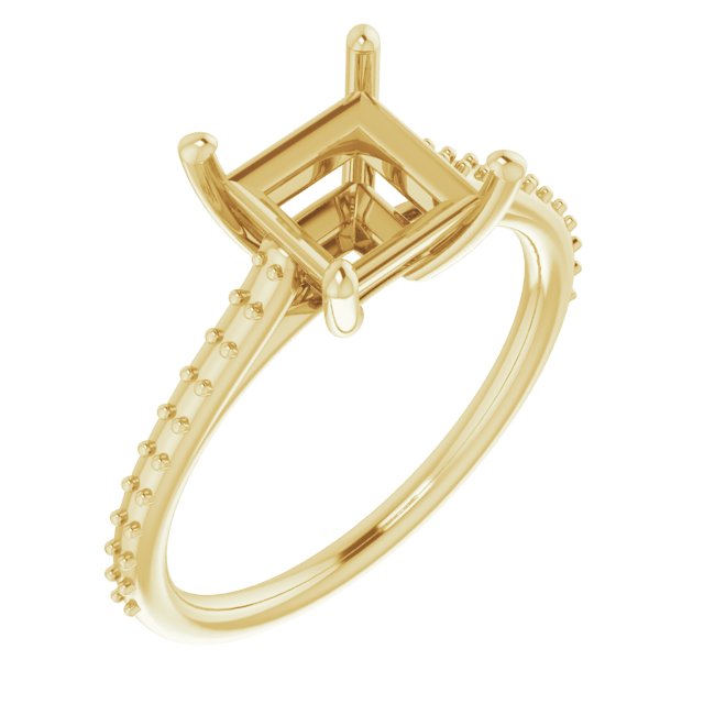 Accented Cathedral-Style Ring