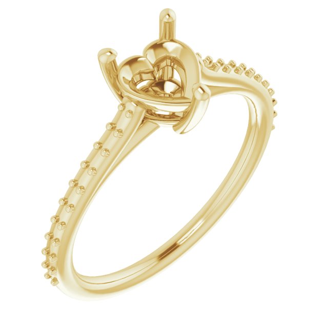 Accented Cathedral-Style Ring