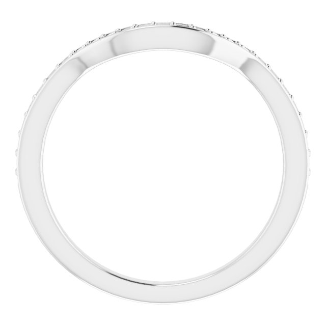 Band Mounting for 9x9 mm Heart Ring view 2