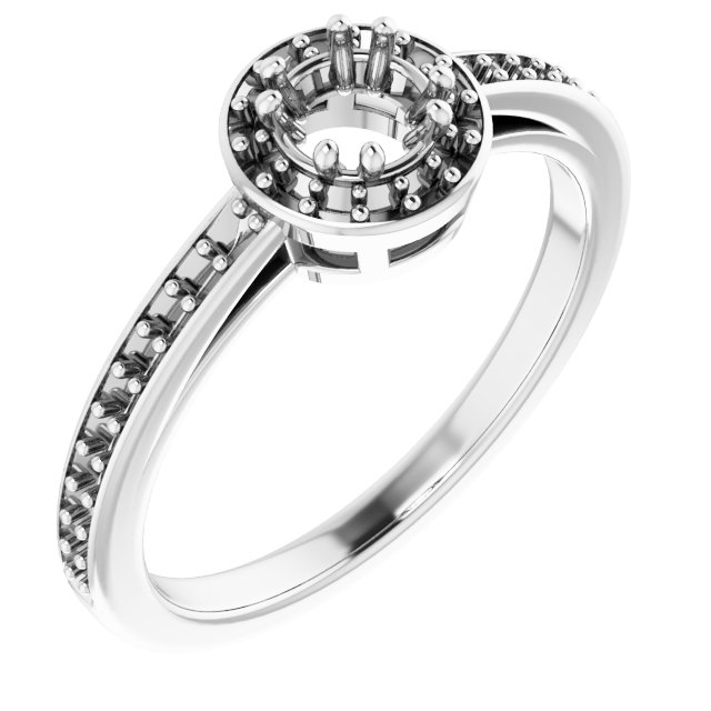 Halo-Style Engagement Ring