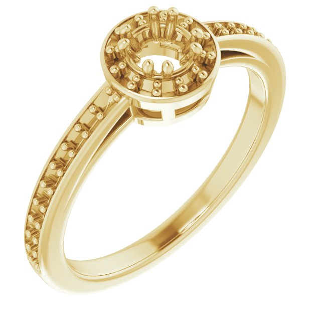 Halo-Style Engagement Ring