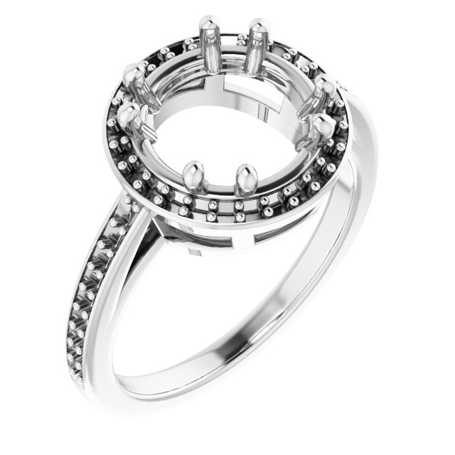 Halo-Style Engagement Ring