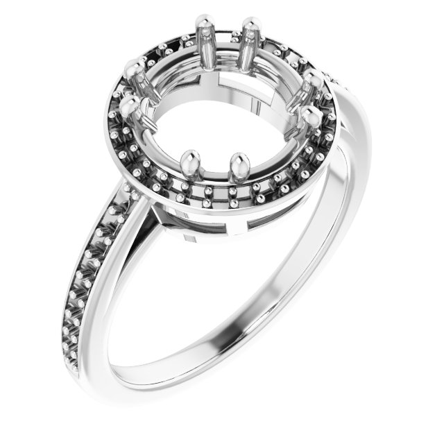 Halo-Style Engagement Ring