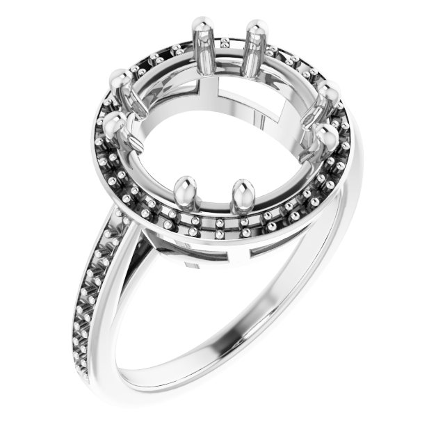 Halo-Style Engagement Ring