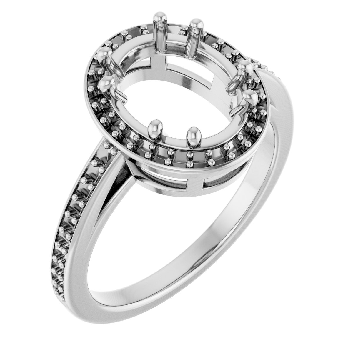Halo-Style Engagement Ring