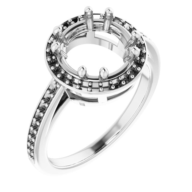 Halo-Style Engagement Ring