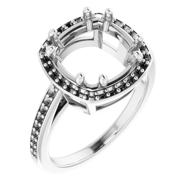 Halo-Style Engagement Ring