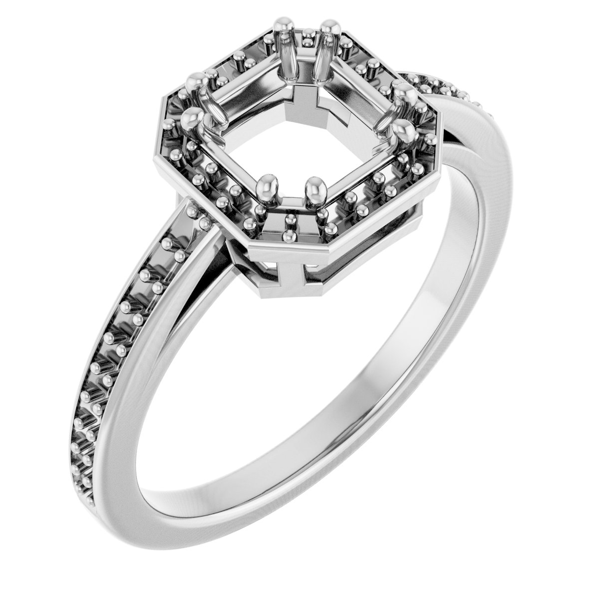 Halo-Style Engagement Ring