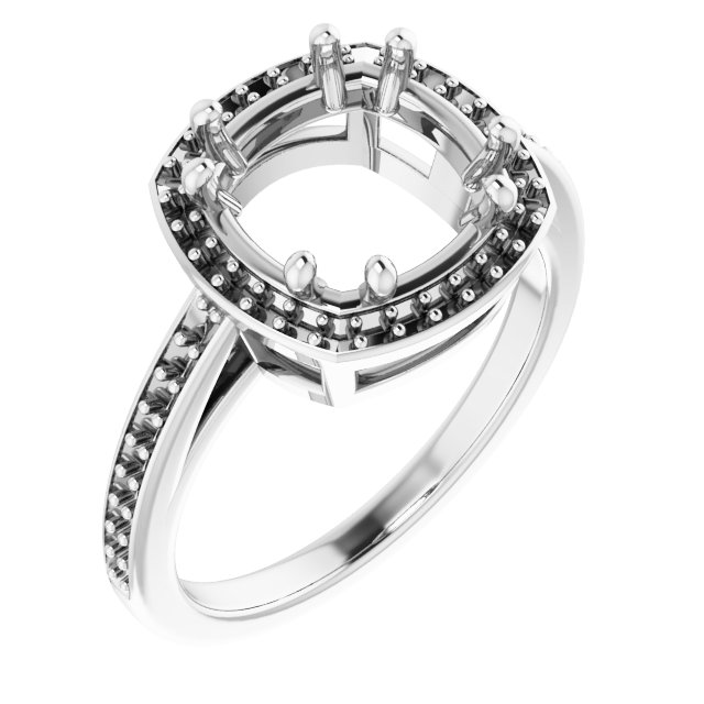 Halo-Style Engagement Ring
