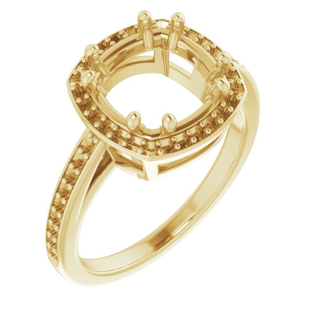Halo-Style Engagement Ring
