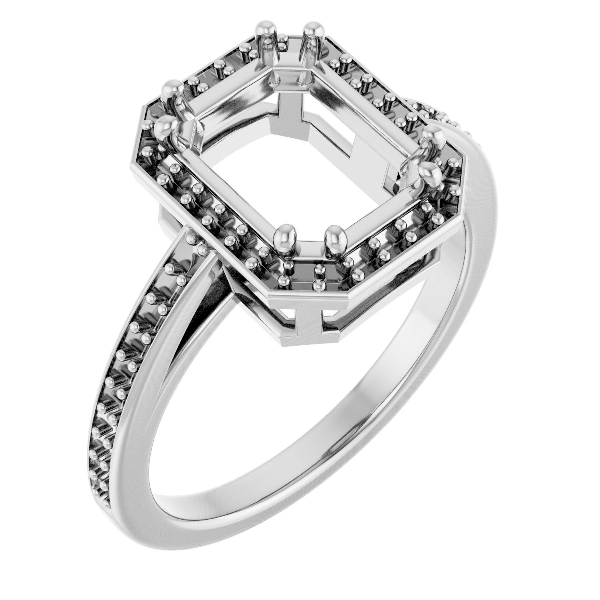 Halo-Style Engagement Ring