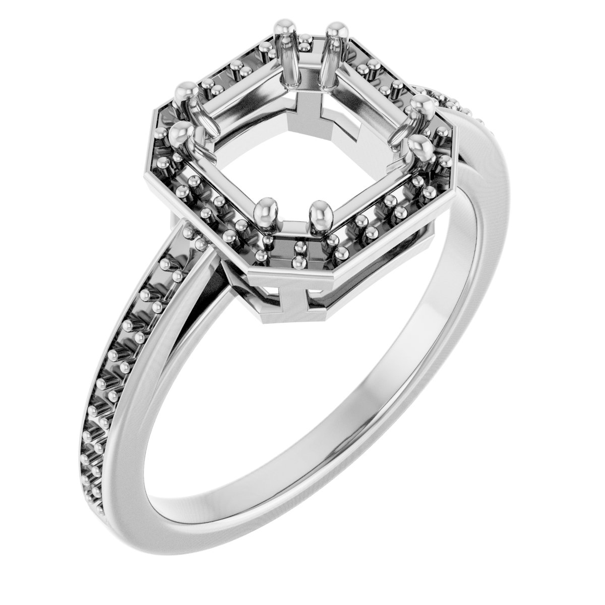 Halo-Style Engagement Ring