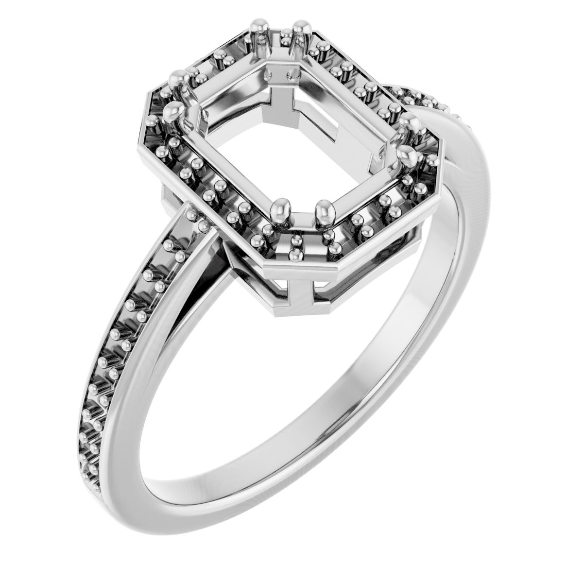 Halo-Style Engagement Ring