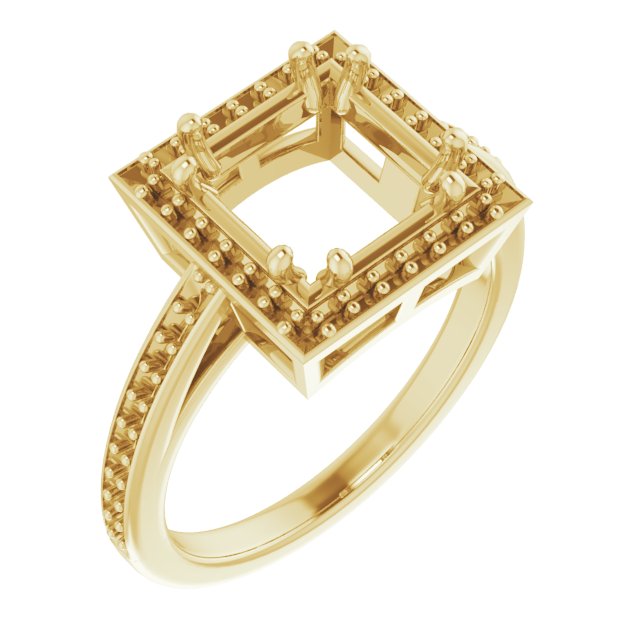 Halo-Style Engagement Ring