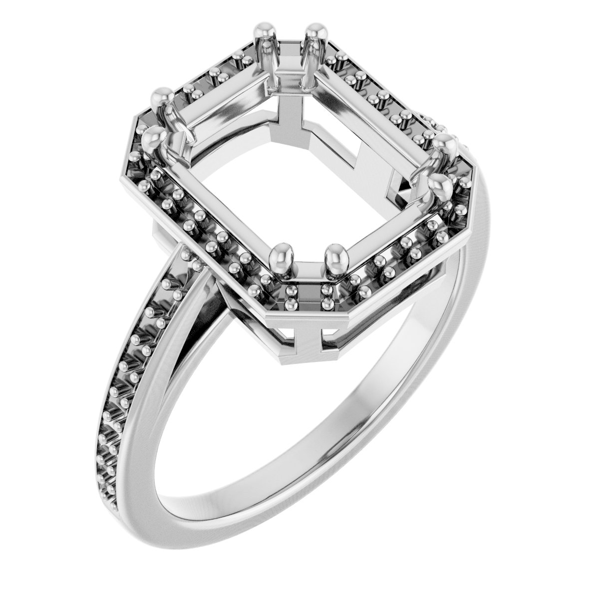 Halo-Style Engagement Ring