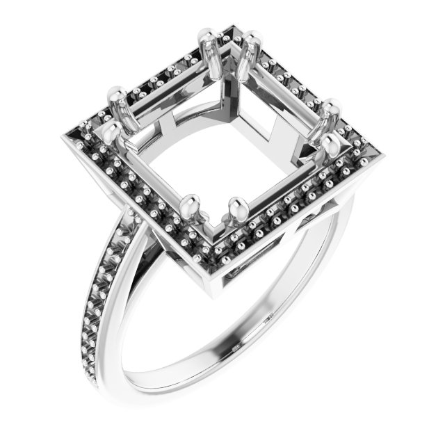 Halo-Style Engagement Ring