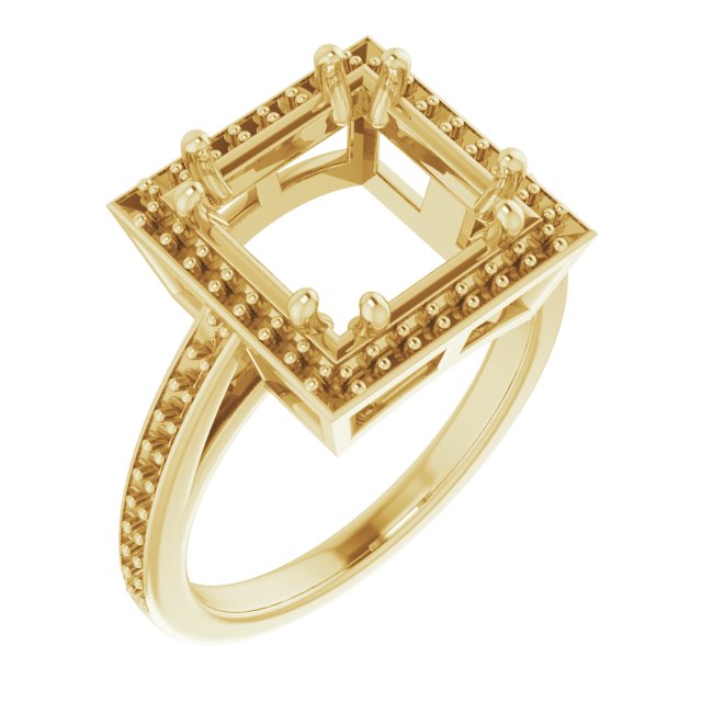 Halo-Style Engagement Ring