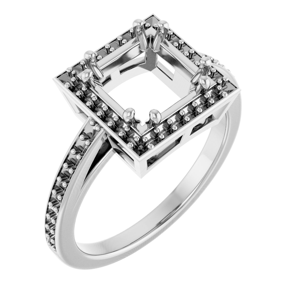 Halo-Style Engagement Ring