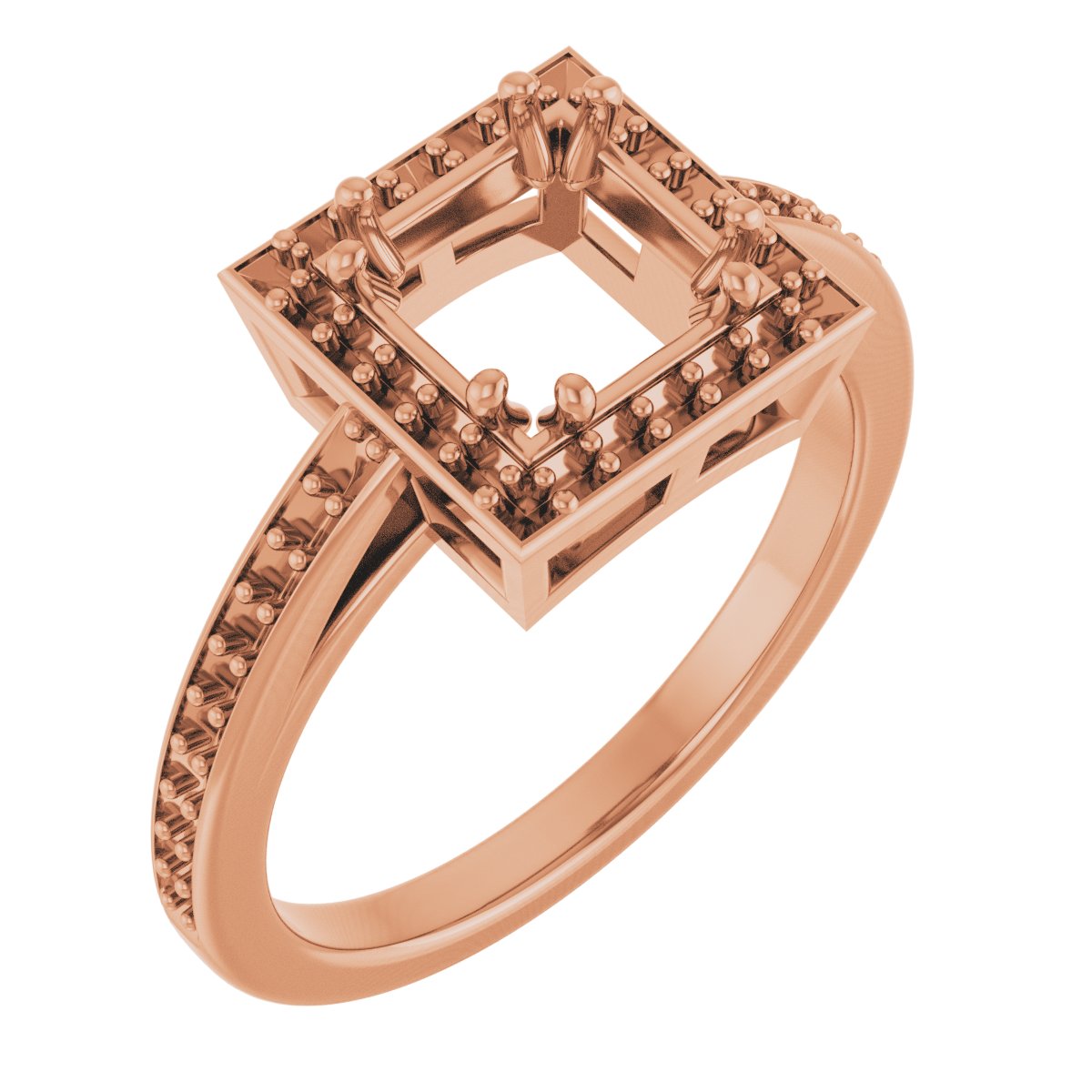 Halo-Style Engagement Ring