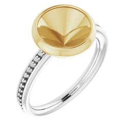 Accented Bezel-Set Ring 
