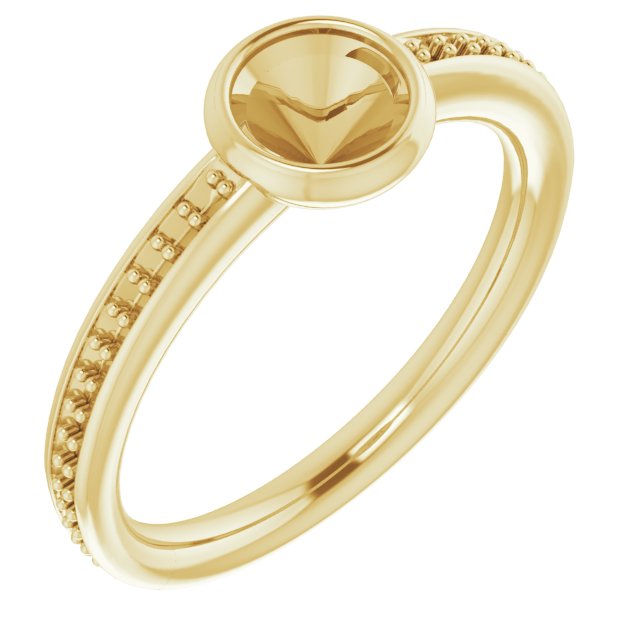 14k Yellow Gold