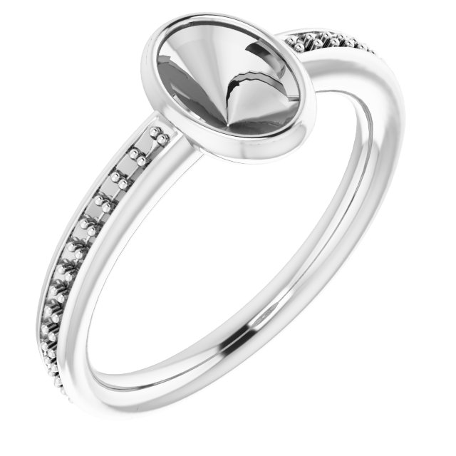 14k White Gold