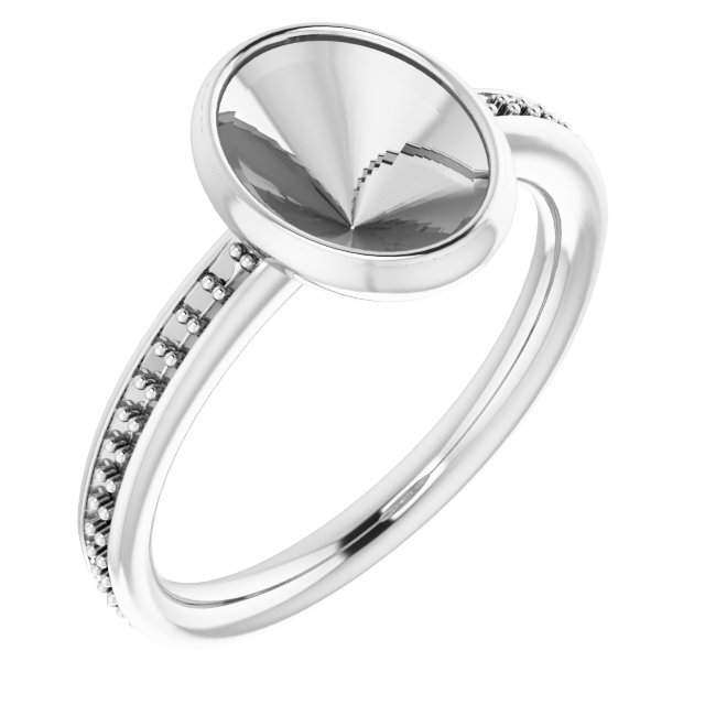 Bezel-Set Accented Ring