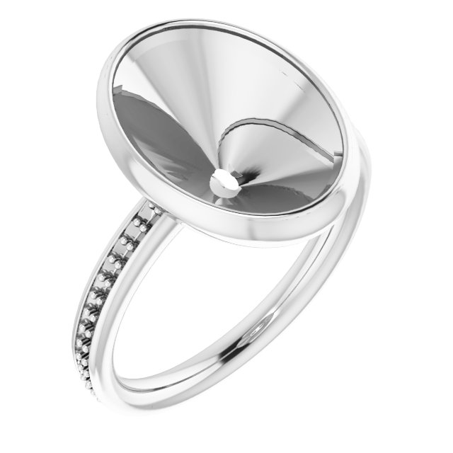 Bezel-Set Accented Ring