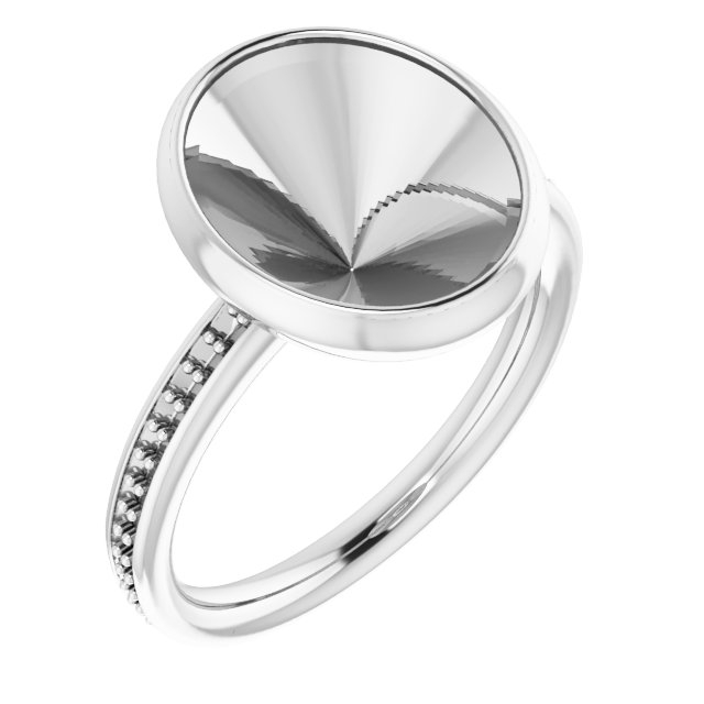 Bezel-Set Accented Ring