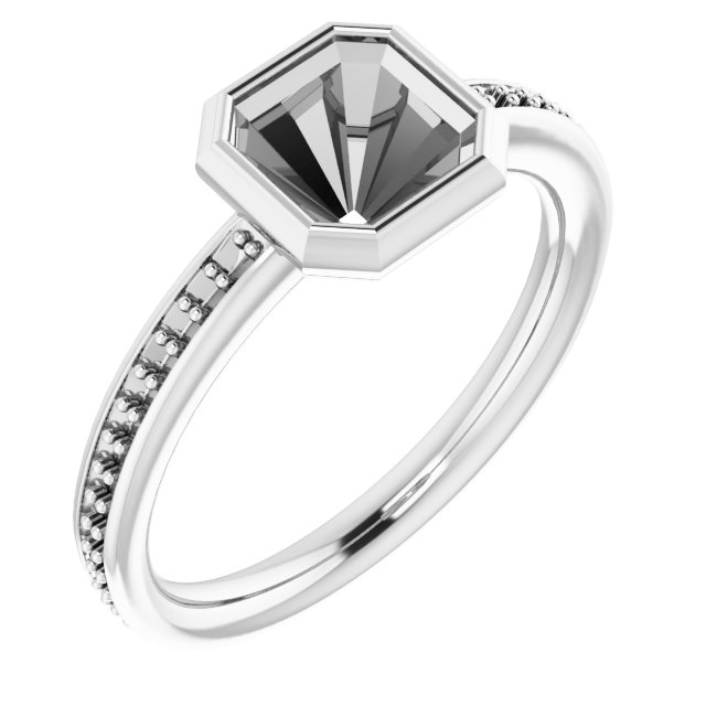 Bezel-Set Accented Ring