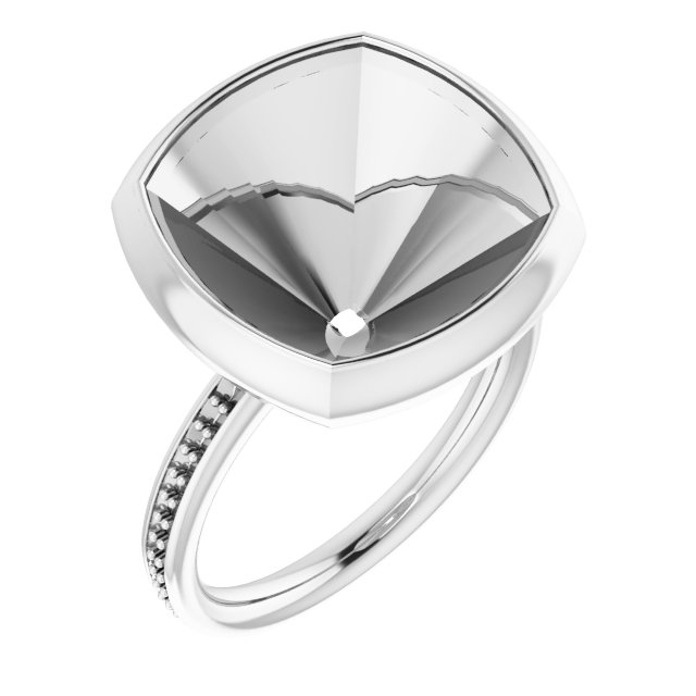Bezel-Set Accented Ring
