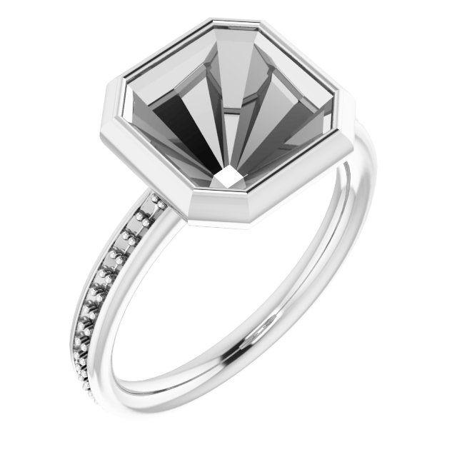 Bezel-Set Accented Ring