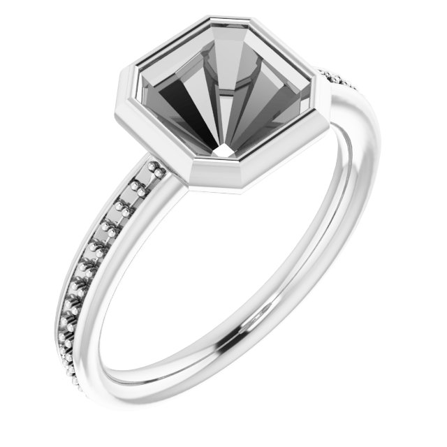 Bezel-Set Accented Ring
